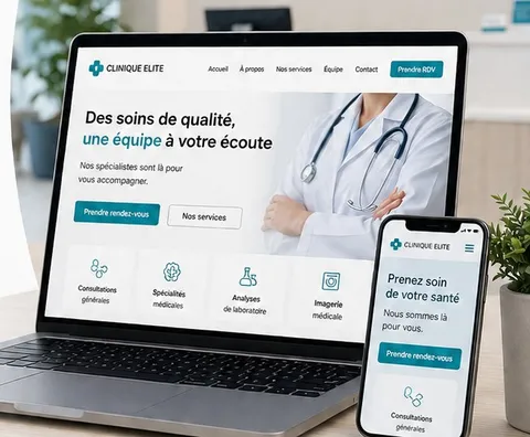 Site web pour Cliniques médicales