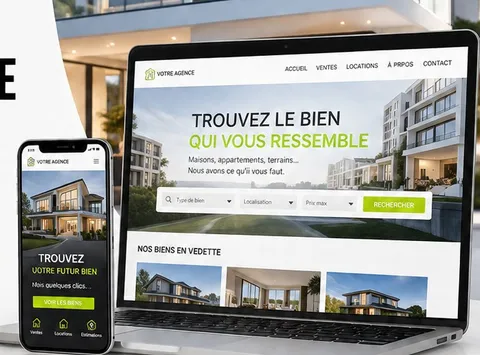 Site web pour Agences immobilières