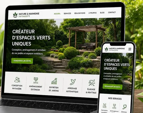 Site web pour Paysagistes
